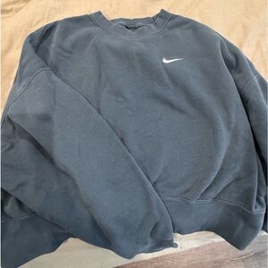 Blue nike crewneck